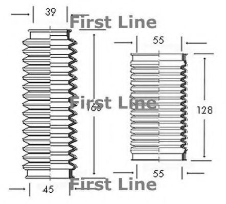 FIRST LINE FSG3021 Bellow, steering